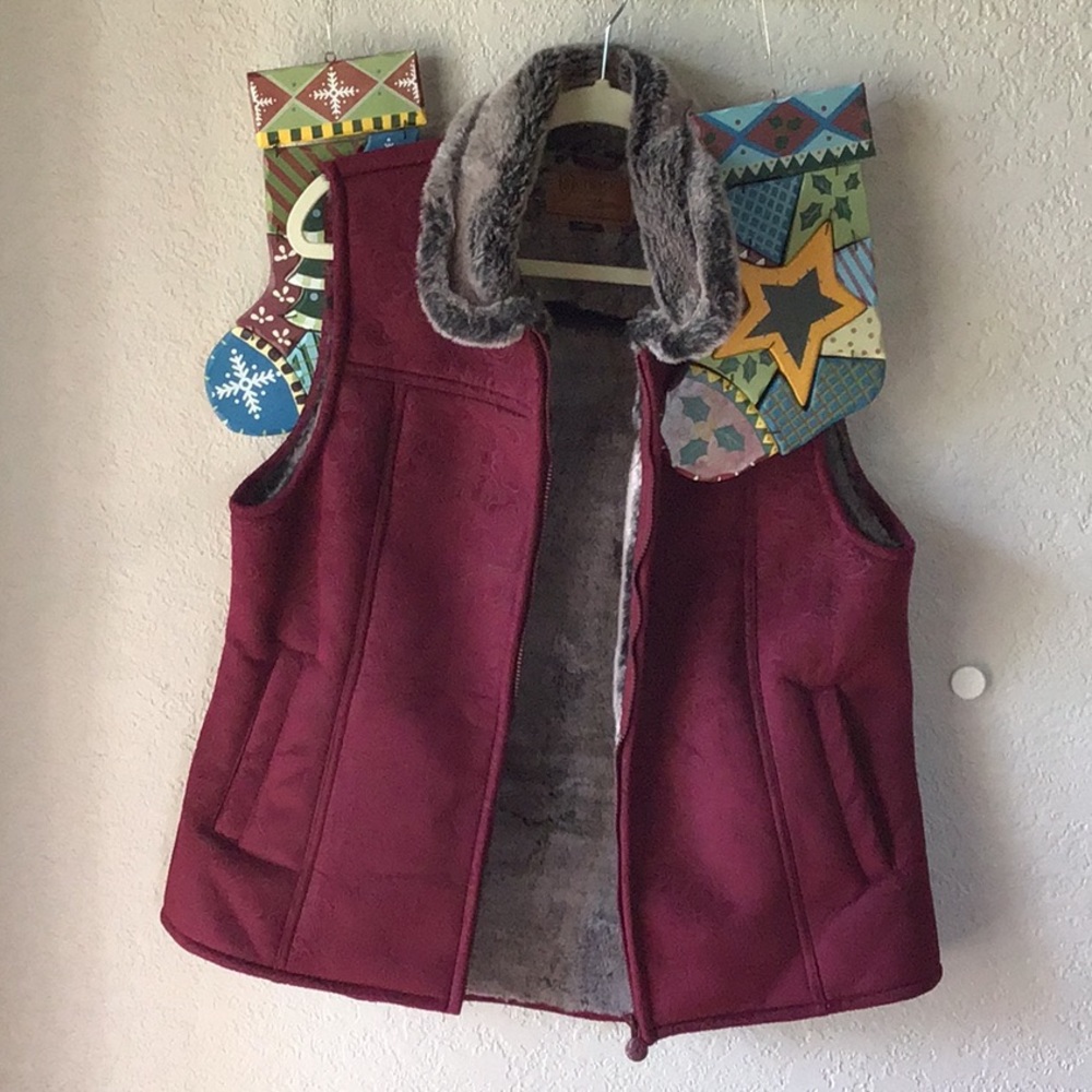 Outback Trading Company fur-lined vest